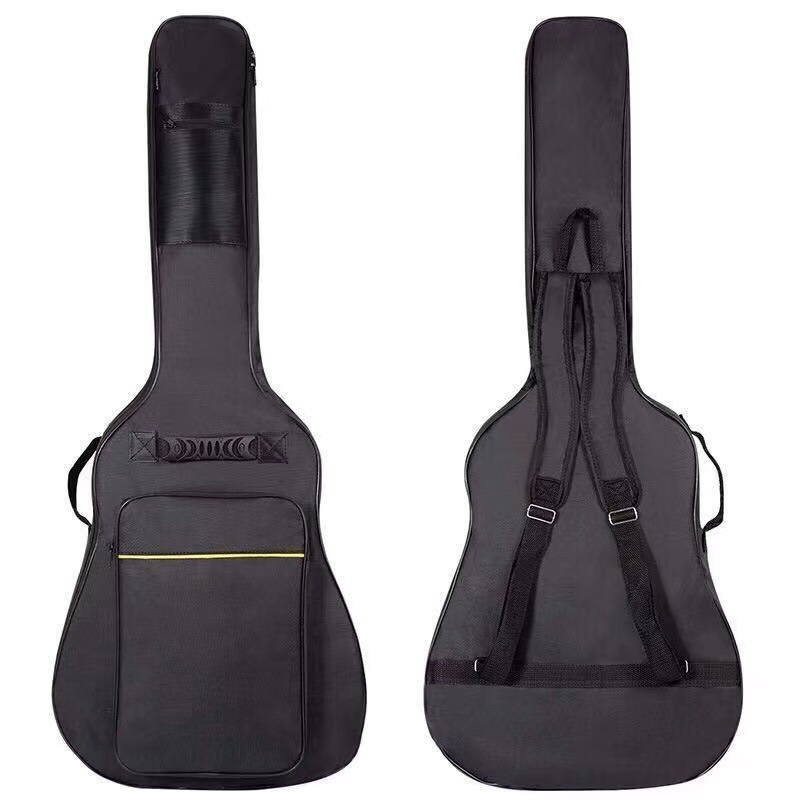 Guitar Strap Padded - 1 szt. Czarna wodoodporna podwójne paski
