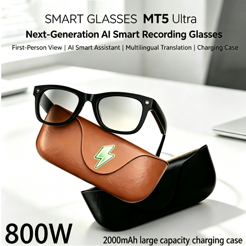 Audio Music Video - Inteligentne okulary AI 2026 HD 800W