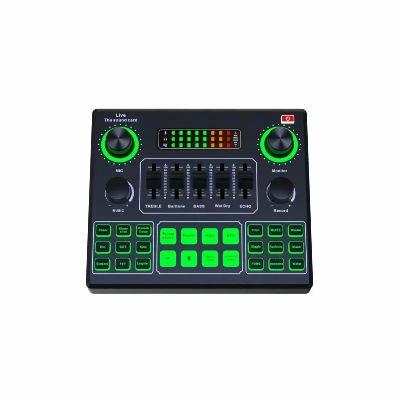 Audio Music Changer - Mikser audio zewnętrzny V9SJ Karta dźwiękowa
