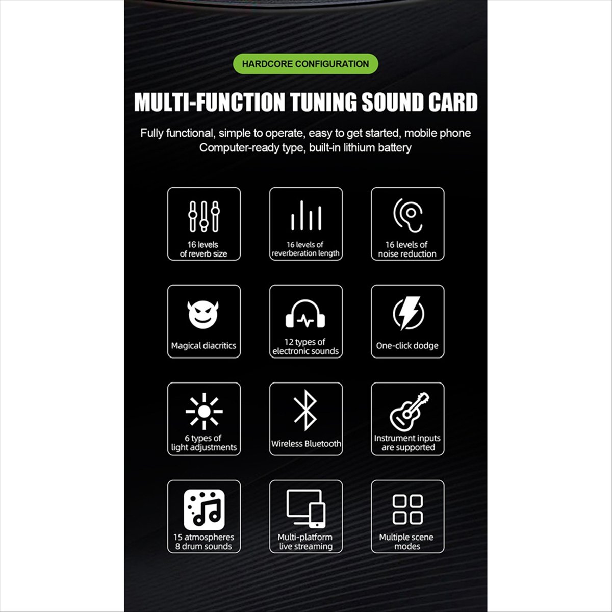 Audio Music Changer - Karta dźwiękowa DT77 SN800 z funkcją