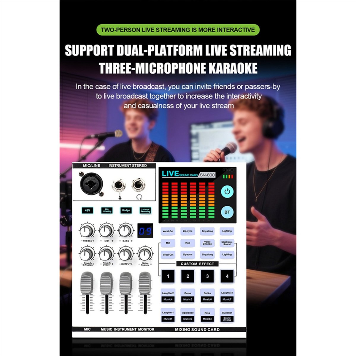 Audio Music Changer - Karta dźwiękowa DTC5 SN800 z funkcją