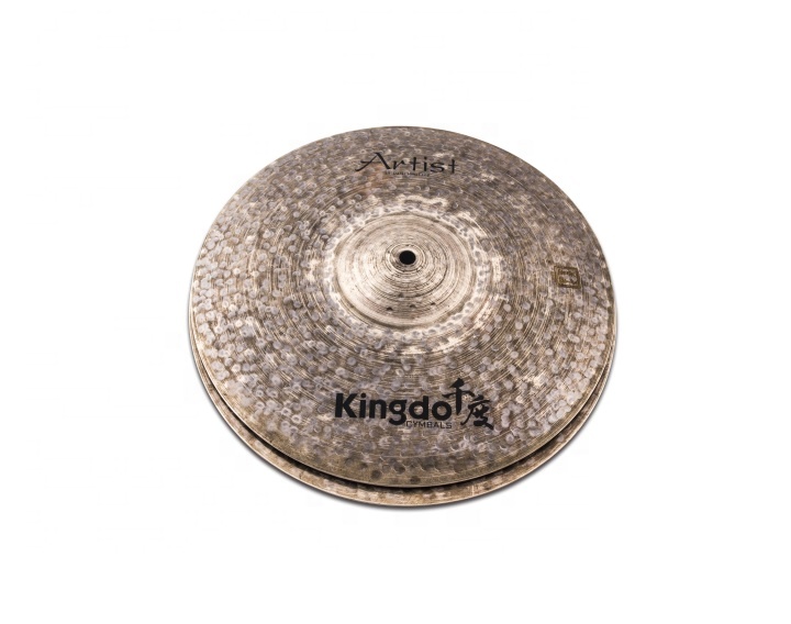 Cymbal Hi Hat - Kingdo 13'' Dark Hi-Hat Cymbal Set