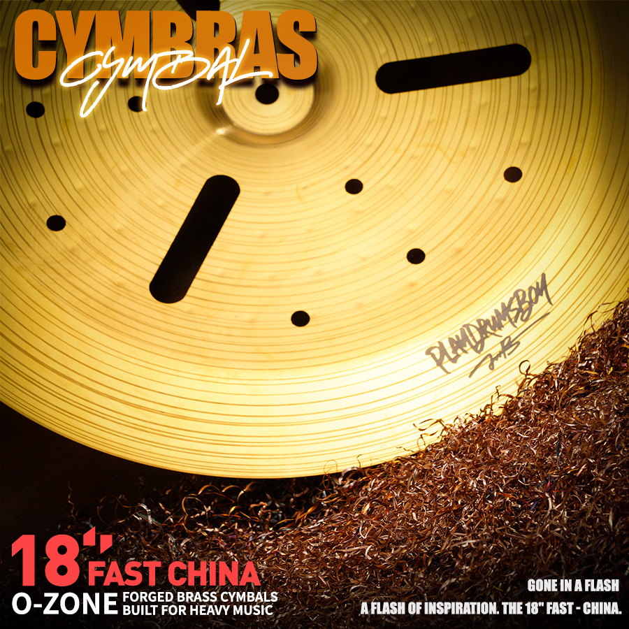 Cymbal Hi Hat - Zestaw talerzy PD Mc100 Bronze, 14