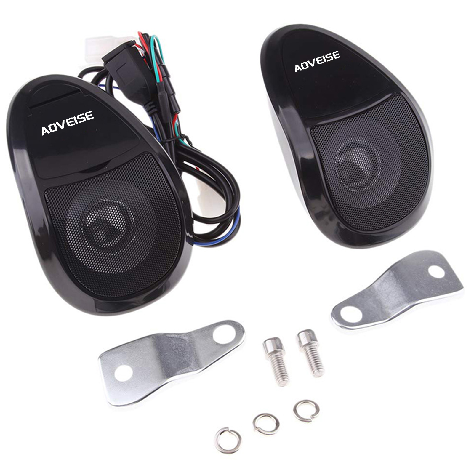 Audio Music Mp3 - Wodoodporny głośnik motocyklowy kompatybilny z Bluetooth,