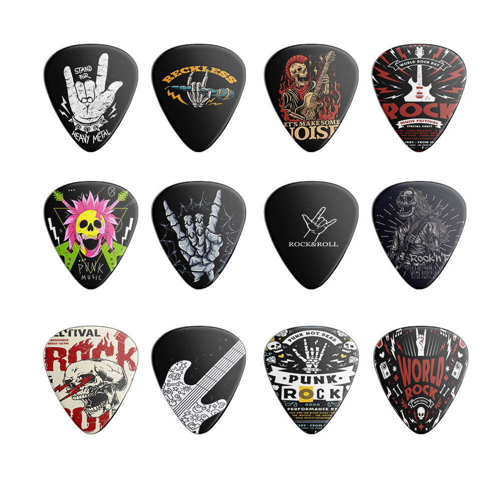 12 sztuk kostek gitarowych 0,4 – Electric Guitar Pick Pack recenzja i cena
