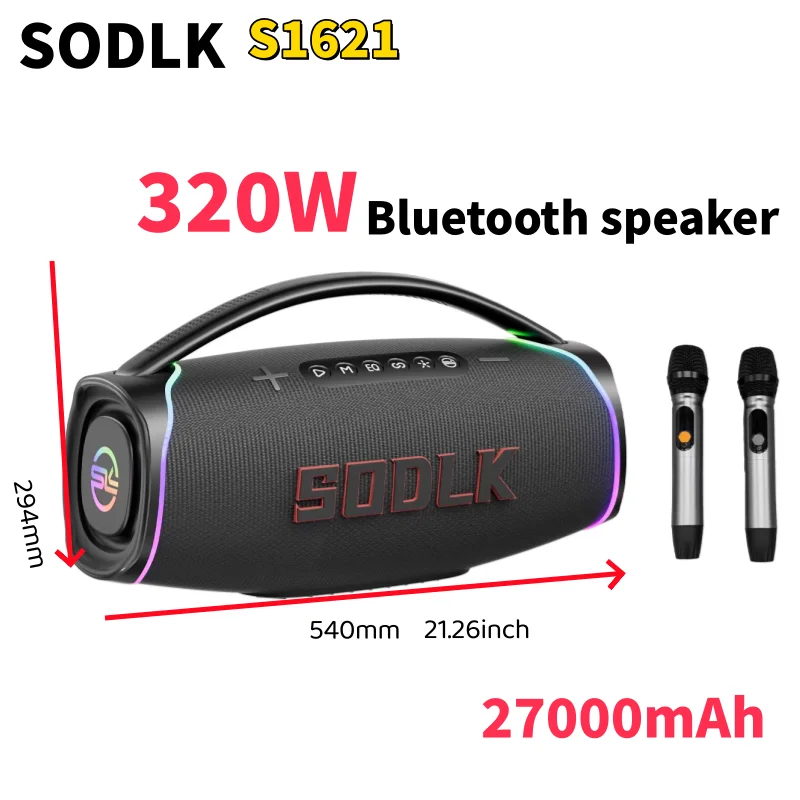 SODLK S1621 Nowy Model 320W Pr – Apple Music Audio Quality recenzja i cena