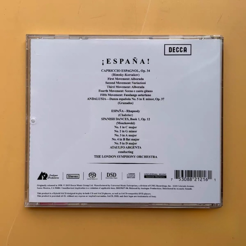 Hiszpańska Rapsodia Muzyka CD  – Audio Music Hip Hop recenzja i cena