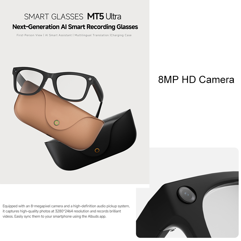 Inteligentne okulary AI 2026 H – Audio Music Video recenzja i cena