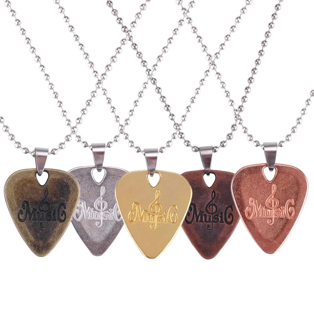 Miwayer Metalowy naszyjnik ze  – Electric Guitar Pick Pack recenzja i cena