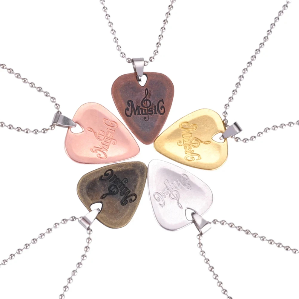 Miwayer Metalowy naszyjnik ze  – Electric Guitar Pick Pack recenzja i cena