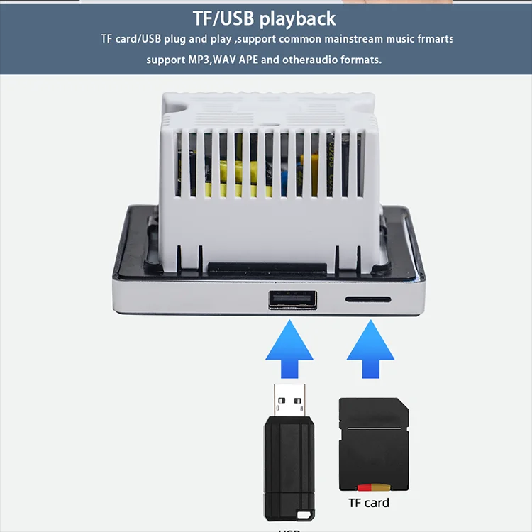 Wzmacniacz ścienny Bluetooth S – Audio Music Background Free recenzja i cena