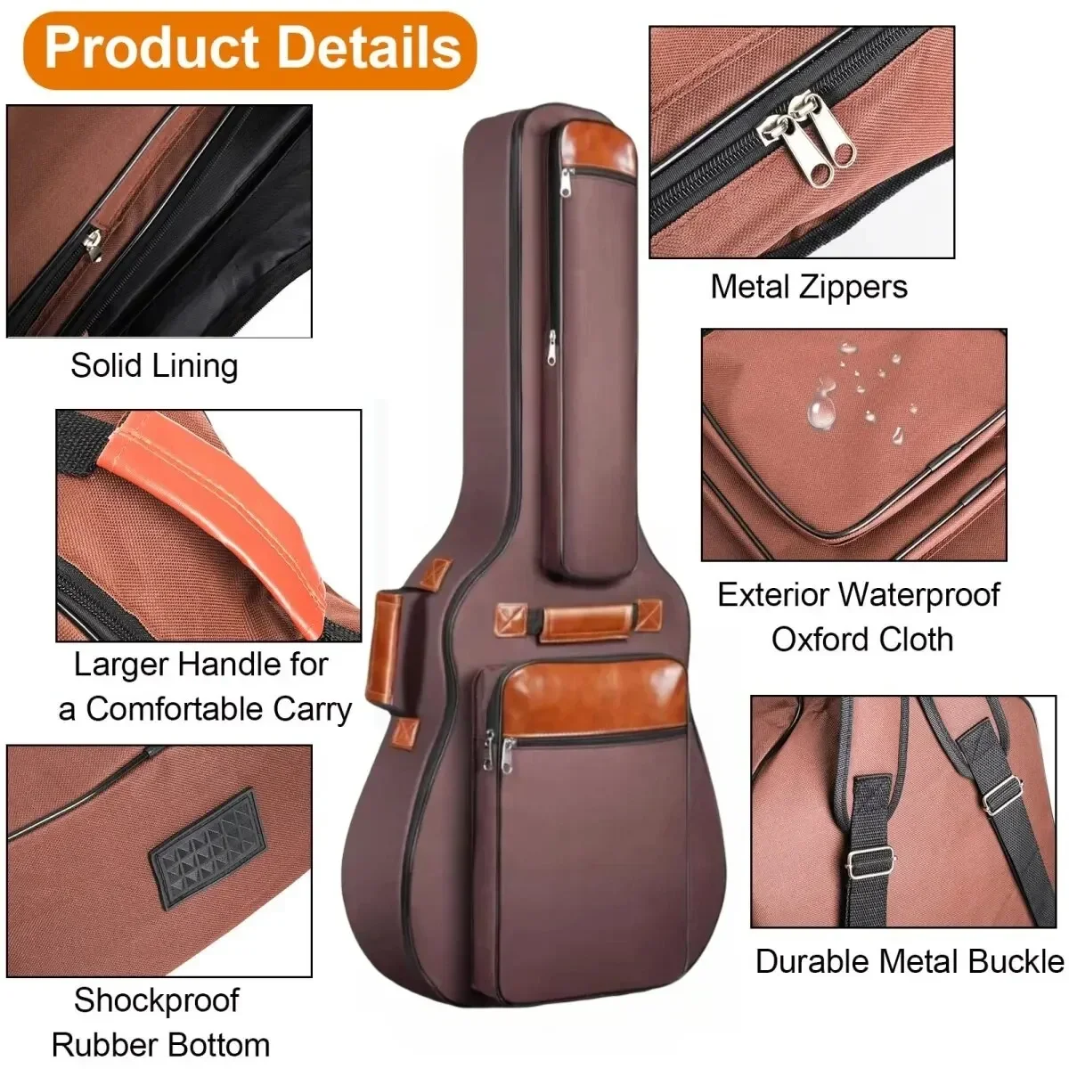 Pokrowiec na gitarę akustyczną – Guitar Strap Padded recenzja i cena