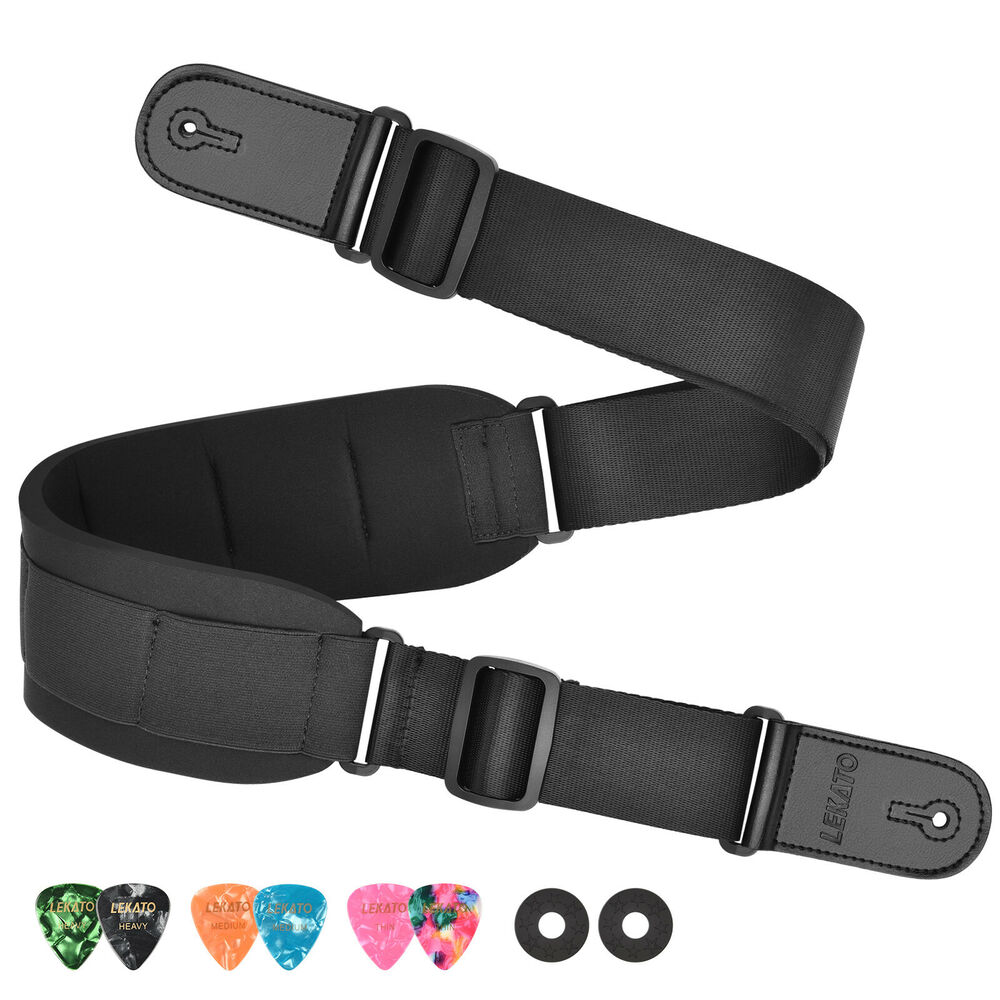 LEKATO Pasek do gitary z 3-cal – Guitar Strap Padded recenzja i cena
