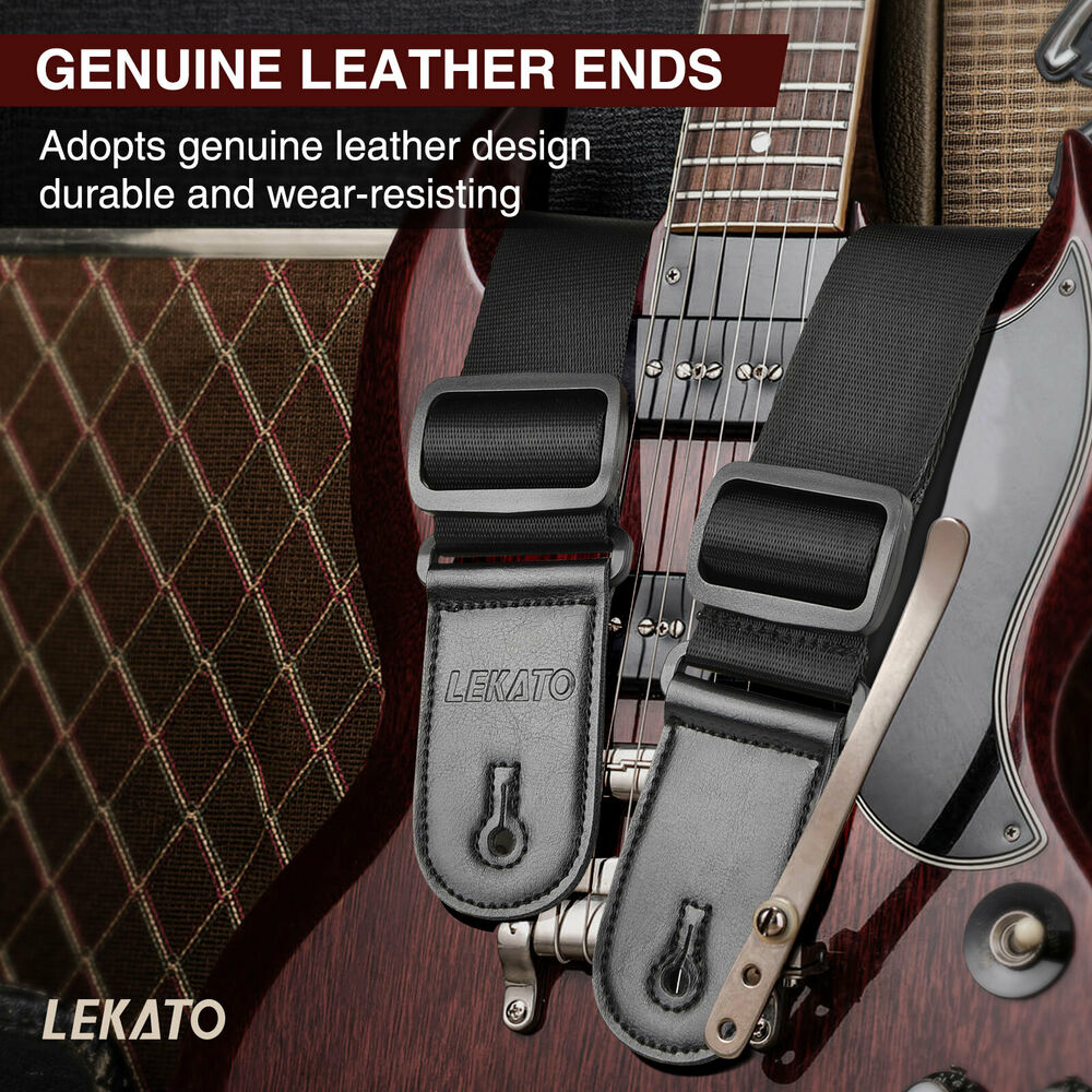 LEKATO Pasek do gitary z 3-cal – Guitar Strap Padded recenzja i cena