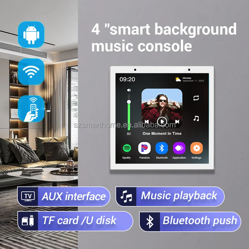 4-calowy inteligentny domowy s – Audio Music Background Free recenzja i cena